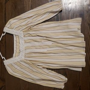 Lauren Conrad square neckline blouse (size small)
